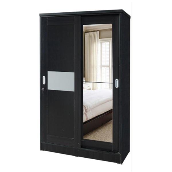 LEMARI PAKAIAN 2 PINTU SLIDING KACA LUNAR LPT 2006 (khusus Jabodetabek)
