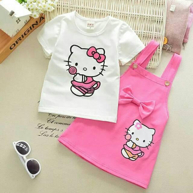 Vshop91jkt - Set Lolly Kitty / Setelan Anak / Baju Muslim / Pakaian Anak / Baju Muslim / Sweater Doraemon / Tunik / Atasan Wanita / Dress Wanita / Blouse Jumbo / Dress Jumbo / Dress Muslim / Blazer Jumbo / Baju Kerja / Syari Anak / Gamis / Baju koko