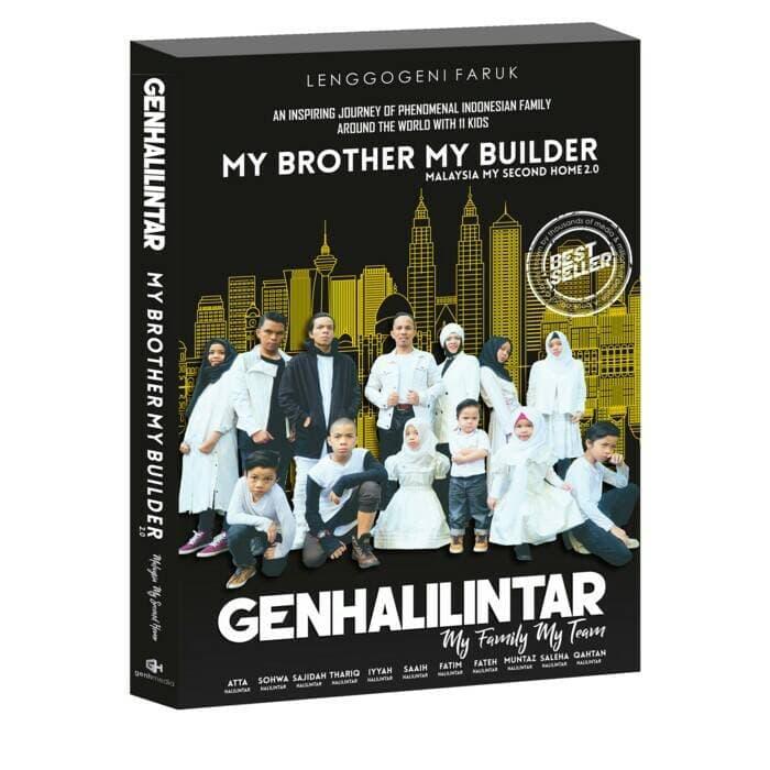buku gen halilintar my brother my builder Malaysia my second home