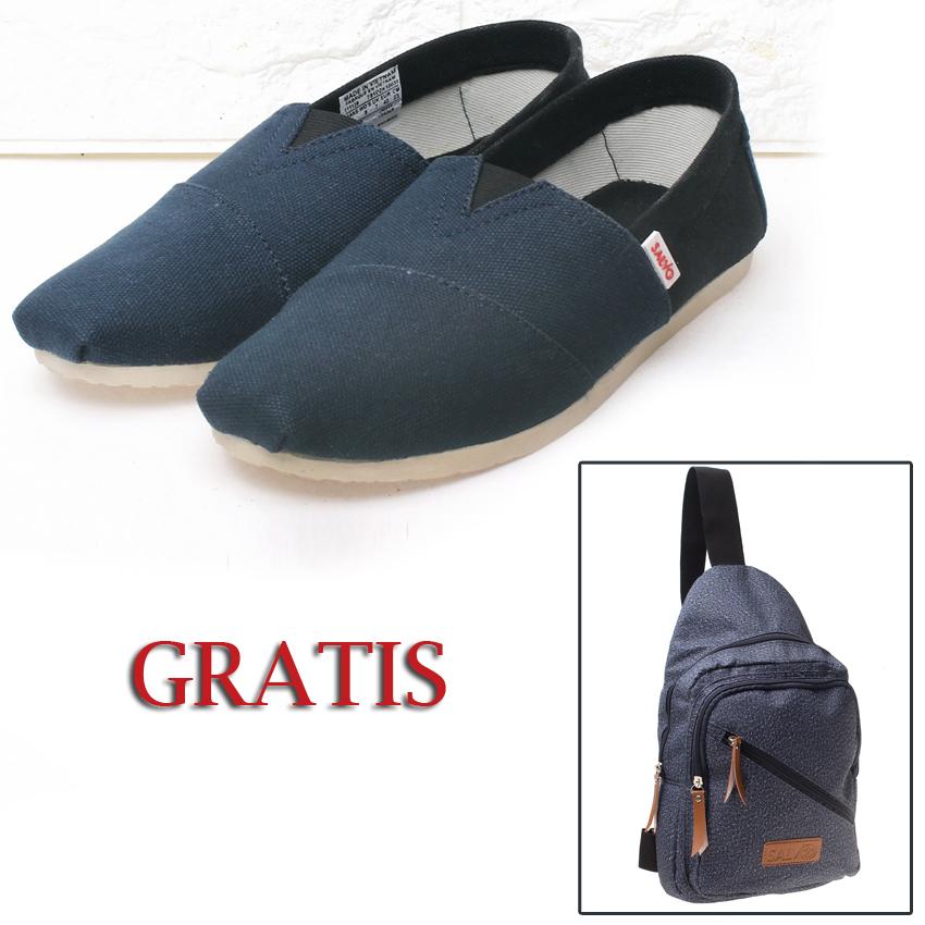 Salvo Salvo sepatu kets sneakers dan kasual pria / sepatu kasual kanvas / sepatu pria / sepatu sneaker murah /sepatu pria casual /sepatu pria kasual / sepatu pria murah /sepatu pria slip on WK02 (maroon/hitam dan biru/hitam) free tas SV35 biru