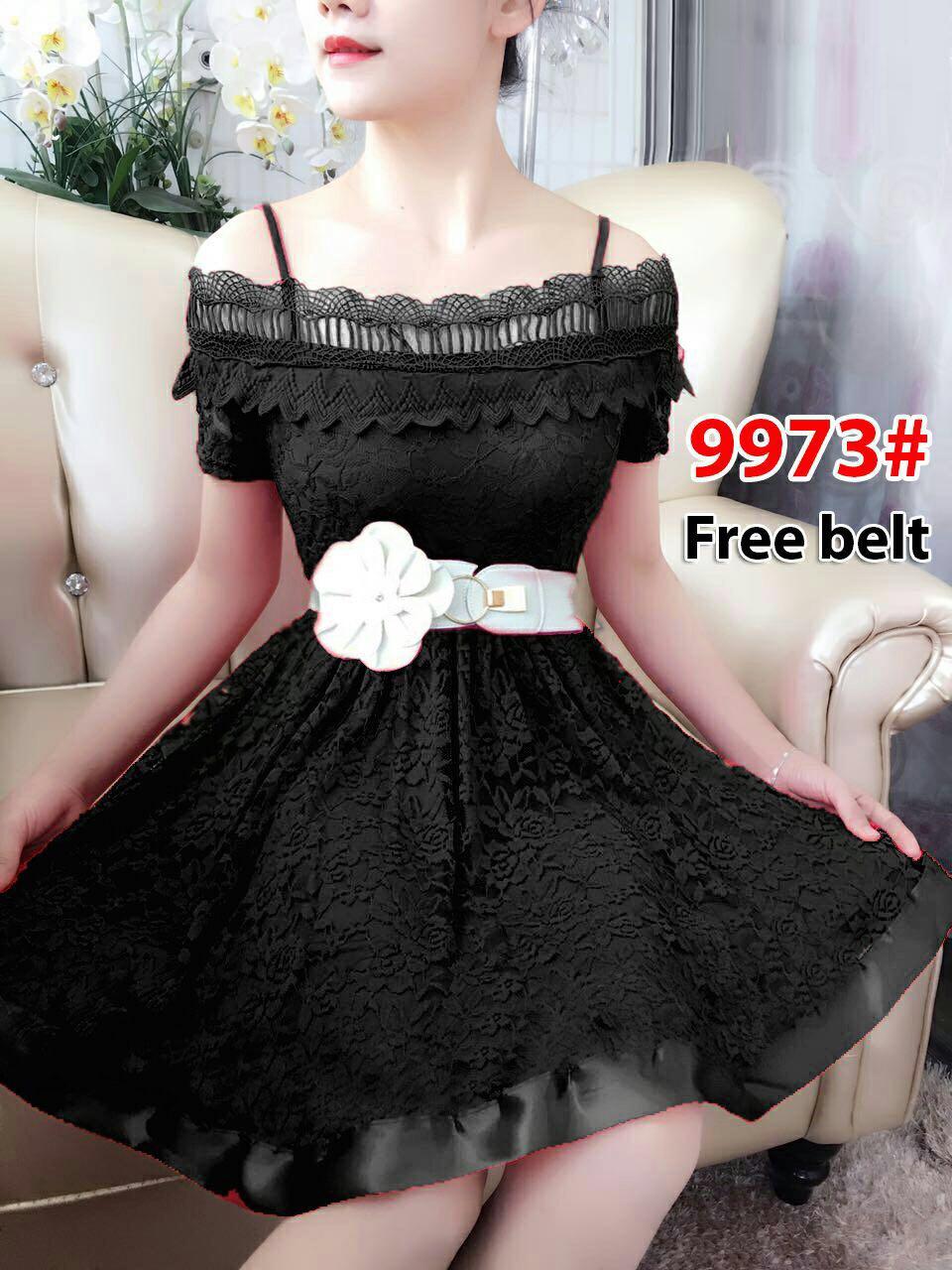 9973# mini dress pesta import / gaun pesta / gaun fashion / dress sabrina / chibie dress / gaun brokat