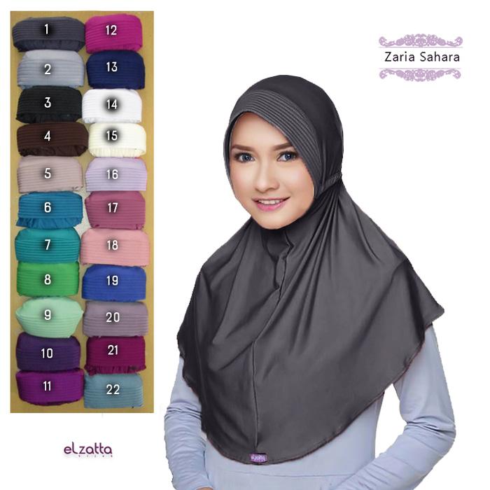 KERUDUNG ELZATTA ORIGINAL DISKON 15% | ZARIA SAHARA - BERGO TALI SERUT