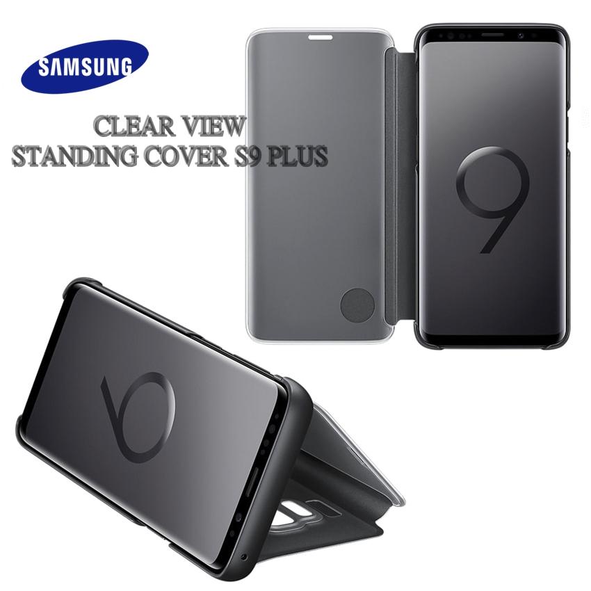 Samsung Clear View Standing Cover Galaxy S9+ Plus - Black