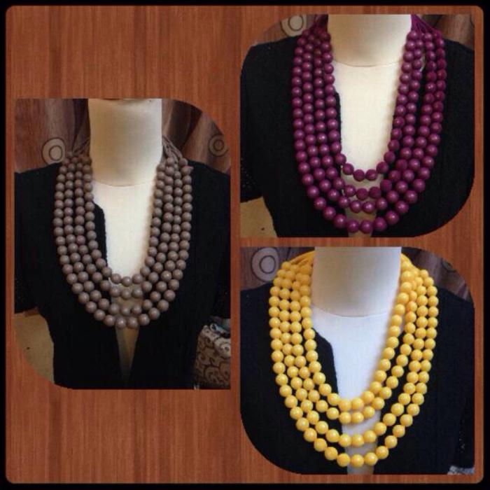 Kalung etnik / ethnic / hijab / mote (4 susun-PREORDER)