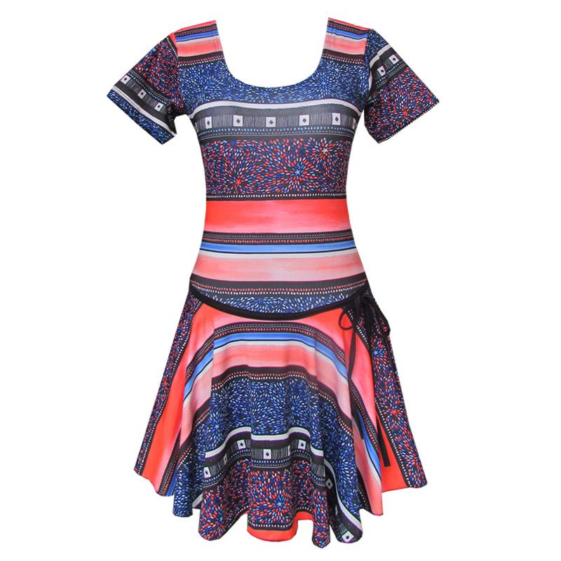 Baju Renang Rok Dewasa Motif Beras Warna
