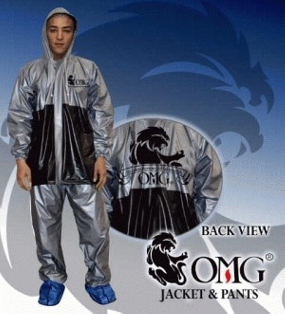 Jas Hujan OMG Set Jaket & Celana Waterproof Seperti GMA ASV Axio Anti Air Merk OMG