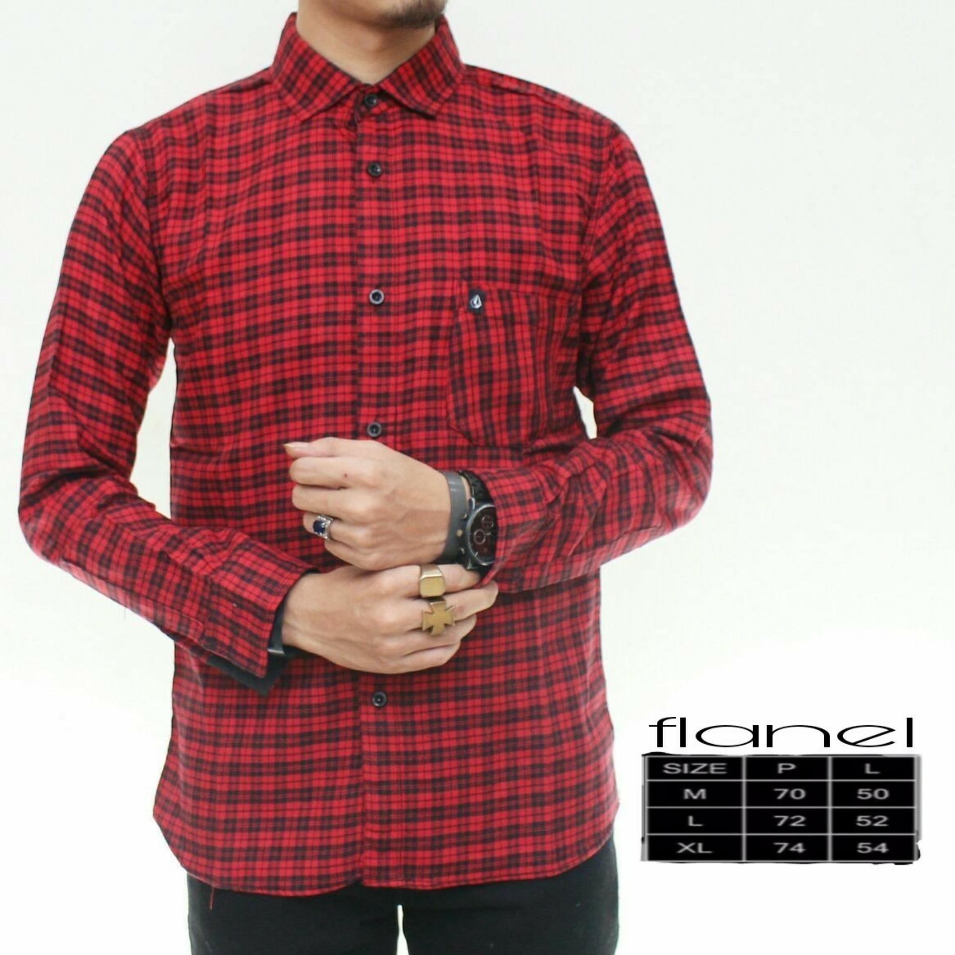 Kemeja Panjang Flanel Volcom E10 L