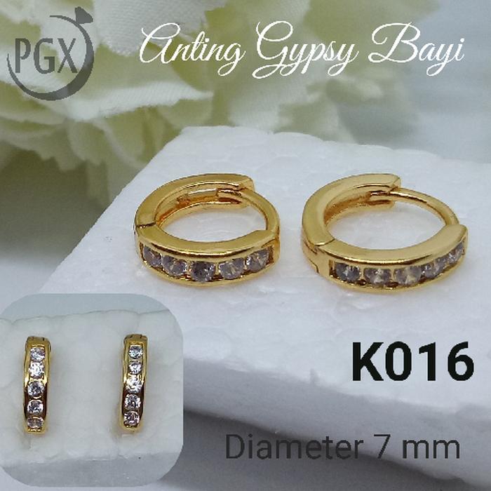 K016 Anting Gipsy Anak Xuping - Perhiasan Lapis Emas 18K