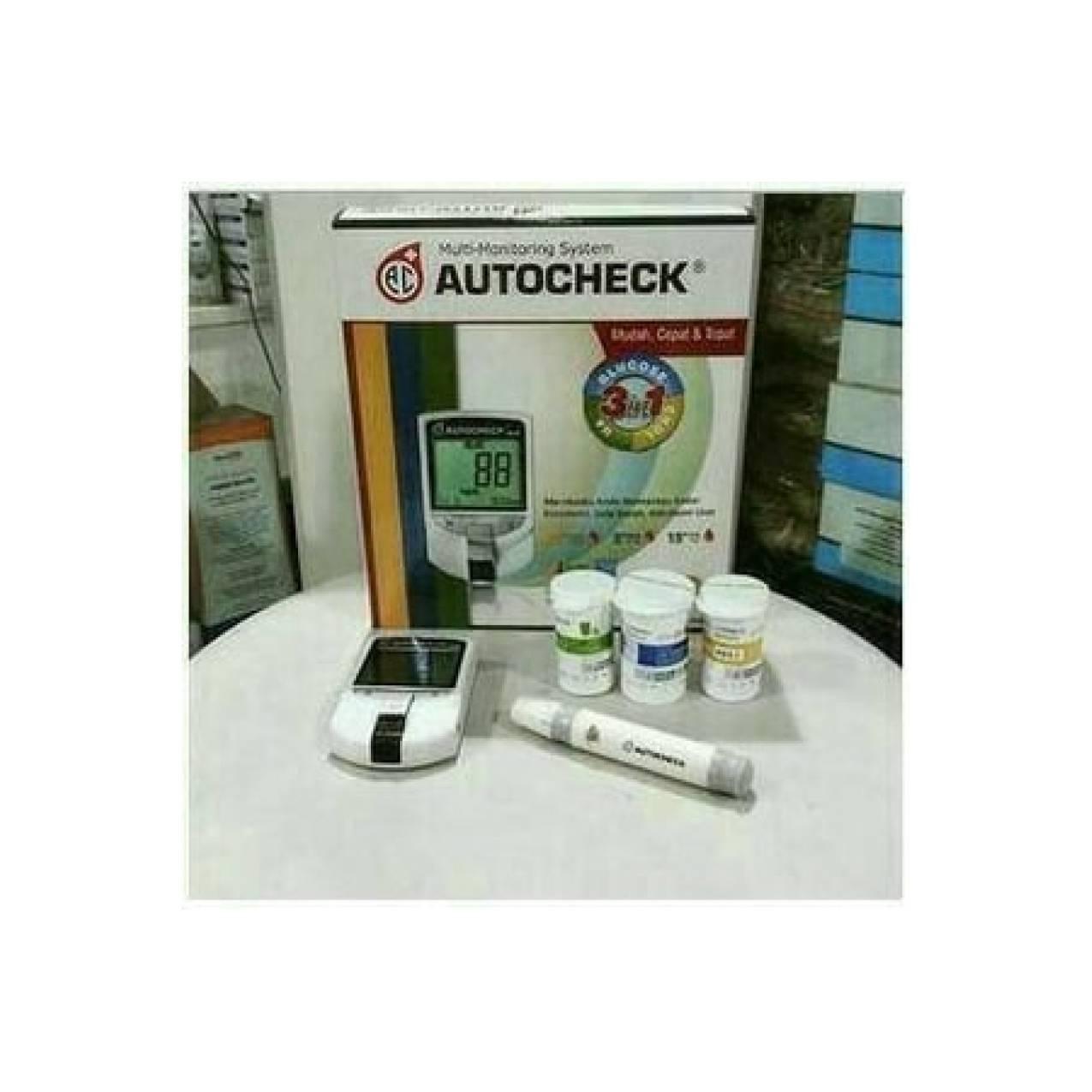 ALAT AUTOCHEK ALAT MONITOR KADAR GULA DARAH,ASAM URAT DAN CHOLESTEROL
