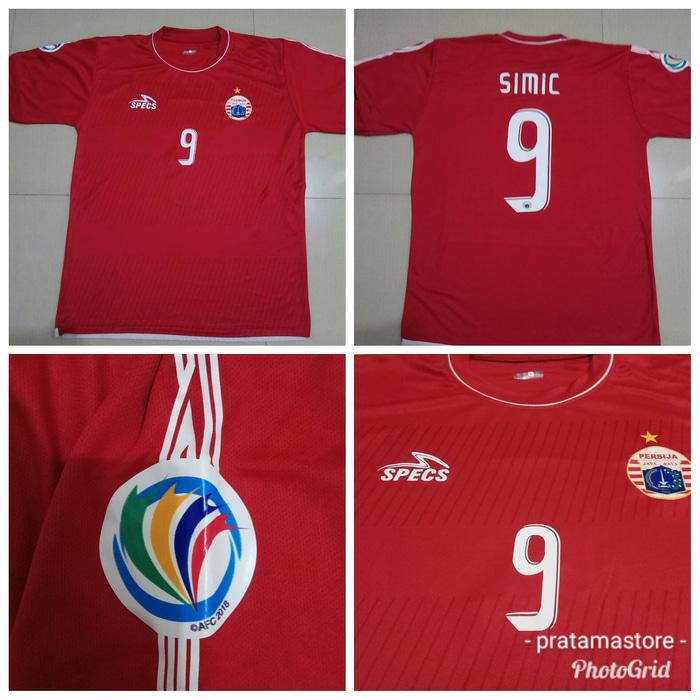 JERSEY PERSIJA JAKARTA HOME PIALA AFC 2018 PLUS NAMESET - 66sCjs