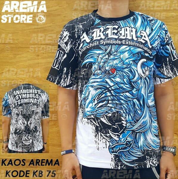 Baju Kaos Arema Aremania baru murah bahan katun