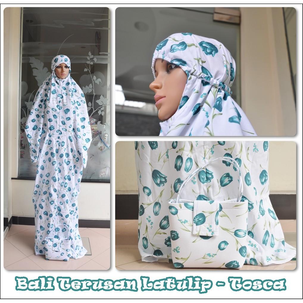 MUKENA BALI TERUSAN LATULIP TOSCA