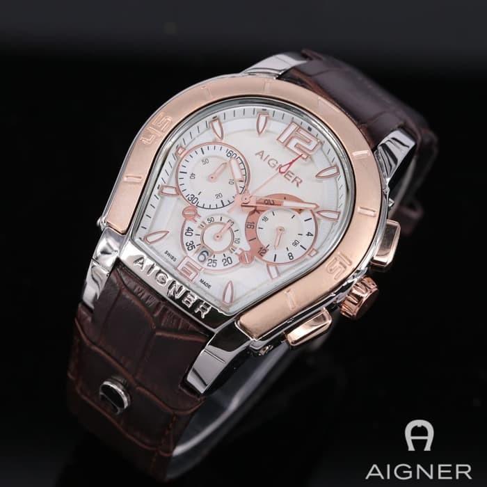 JAM TANGAN PRIA AIGNER PALERMO - -KULIT RING G0LD - - A58514...JAM TANGAN PRIA BERKELAS PROMO TERMURAH SAAT INI