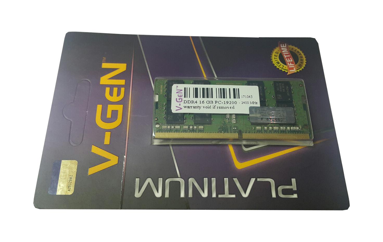 RAM DDR4 SODimm 16GB PC19200/2400Mhz (Memory Laptop VGEN)