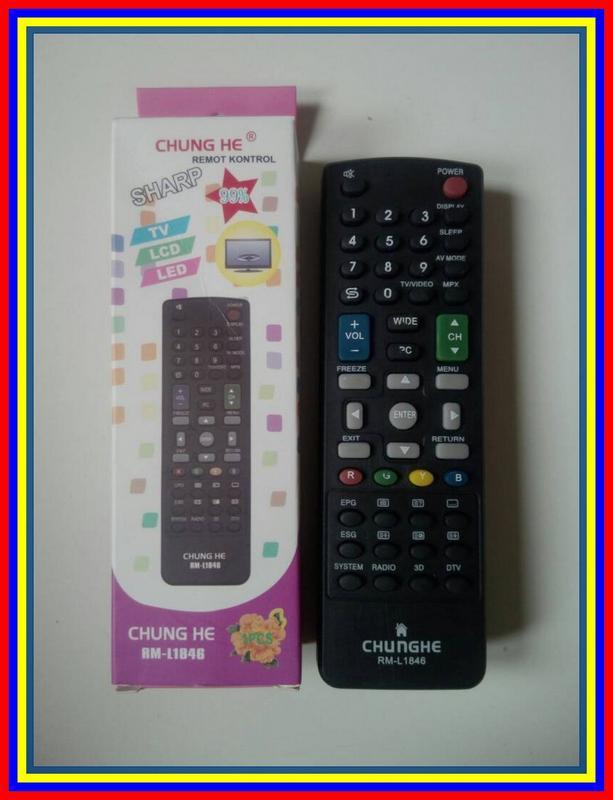 Remot Remote TV LCD LED Sharp Multi Universal Chunghe