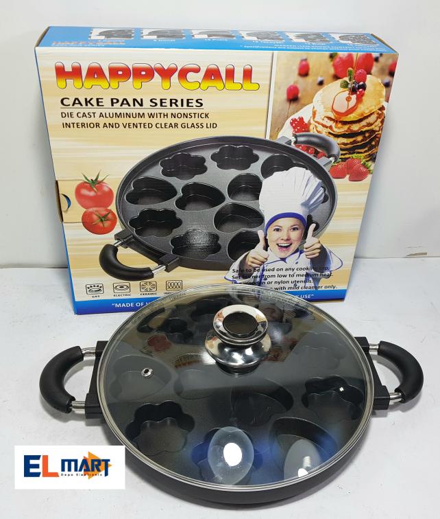 Happy call cetakan kue cubit 12 variasi/wajan loyang apem snackmaker
