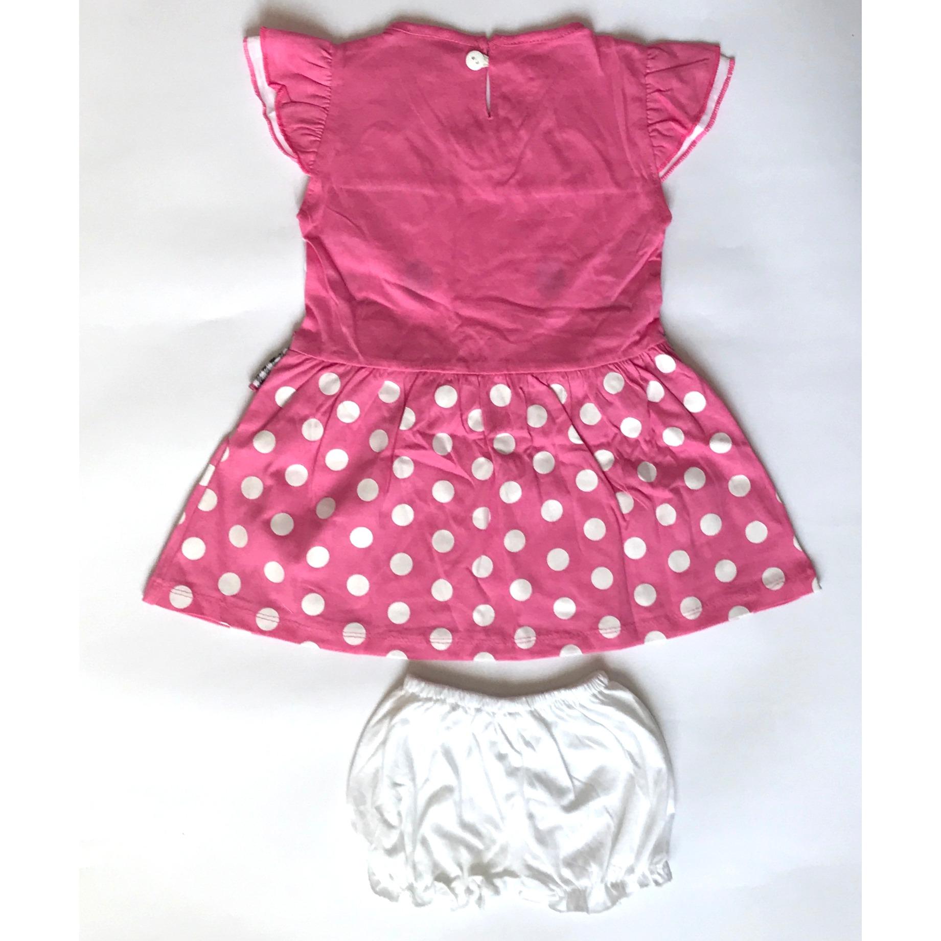 Hot Deals BAYIe Setelan Baju Bayi Dress Perempuan motif HELLO KITTY YUNISA Pakaian anak