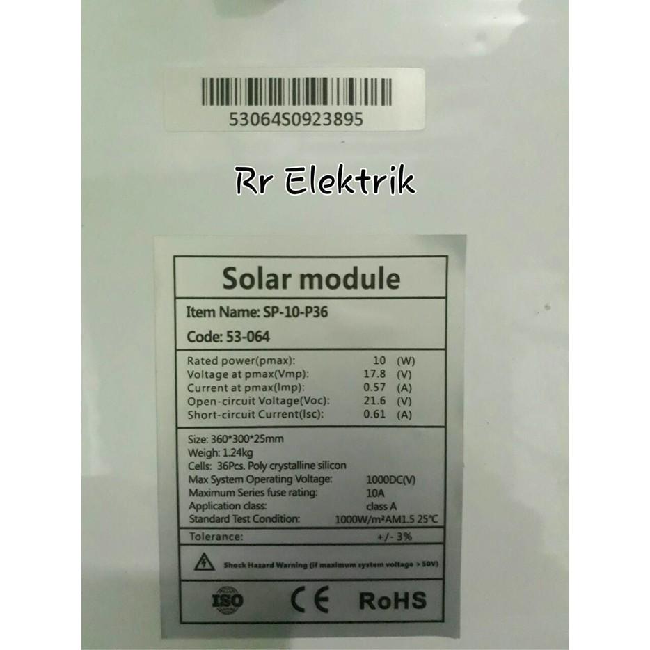 Promo Rhamadan HARGA PROMO Solar Panel / Panel Surya / Solar Cell Sseries 10Wp Poly