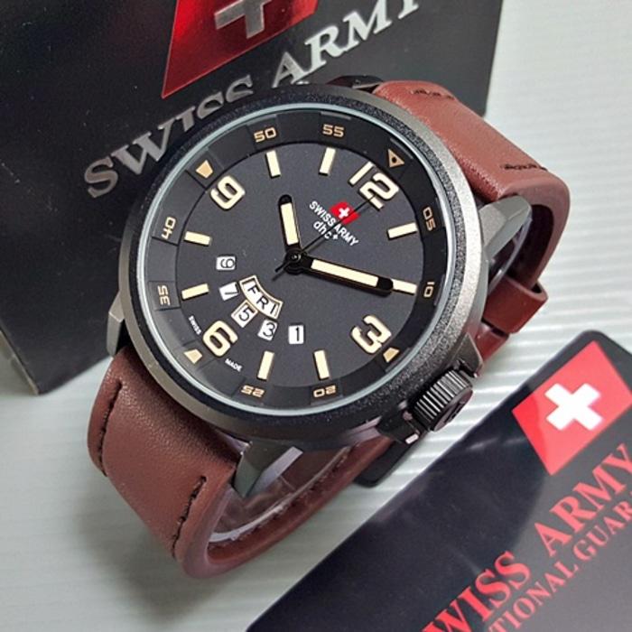 Jam Tangan Pria Swiss Army Original (Quiksilver, Ripcurl, GC, Fossil)