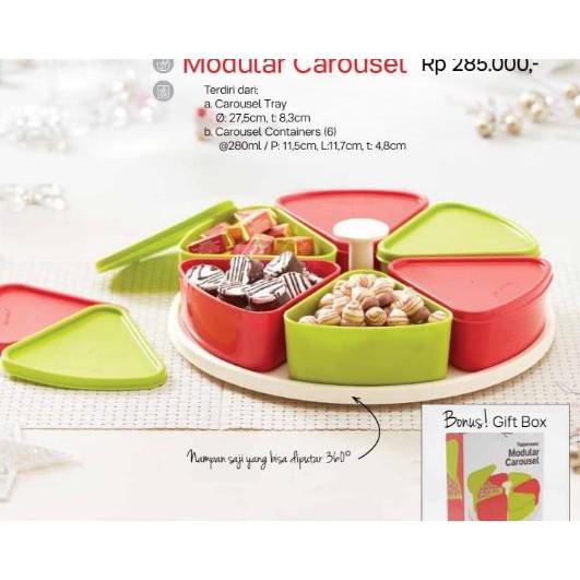 Promo !! Tupperware Modular Carousel Toples Tupperware - Stok Terbatas !!