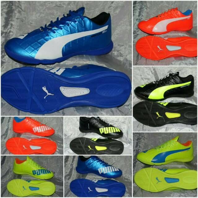 SEPATU FUTSAL PUMA EVOSPEED EVOPOWER . EVO SPEED EVO POWER SALA GRAPHIC READY SIZE 39 40 41 42 43