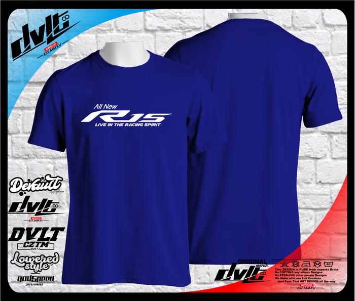 Kaos / T-Shirt Yamaha All New R15 Logo Murah