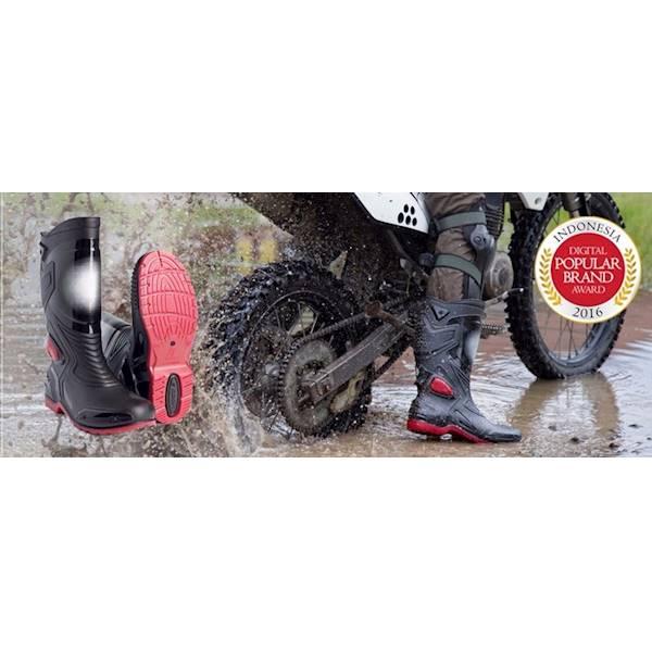 Sepatu Touring Cross Trail Balap Drag Anti Air AP BOOTS MOTO 3 MOTO