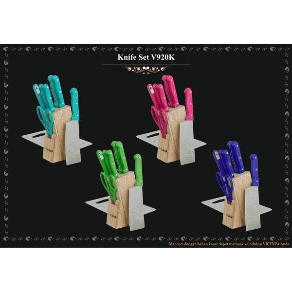 Pisau Set Vicenza Color - Hn5l3j