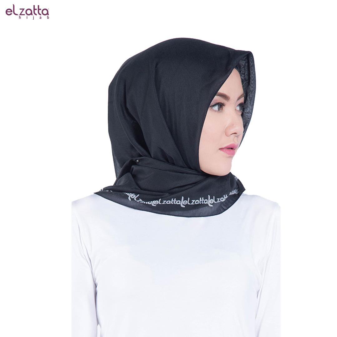 HIJAB INSTAN ELZATTA HIJAB SEGI EMPAT HITAM