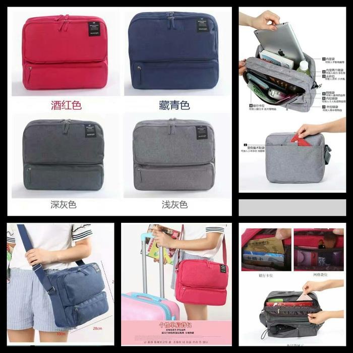 Lynx Tas Selempang Keren Banyak Bagian Sekat Travel Organizer Bag - rFYmvc