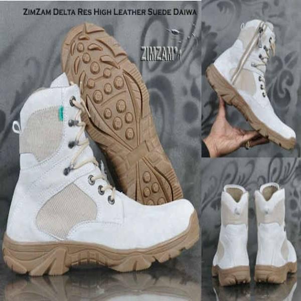 SEPATU BOOT ZIMZAM DELTA RES HIGH LEATHER