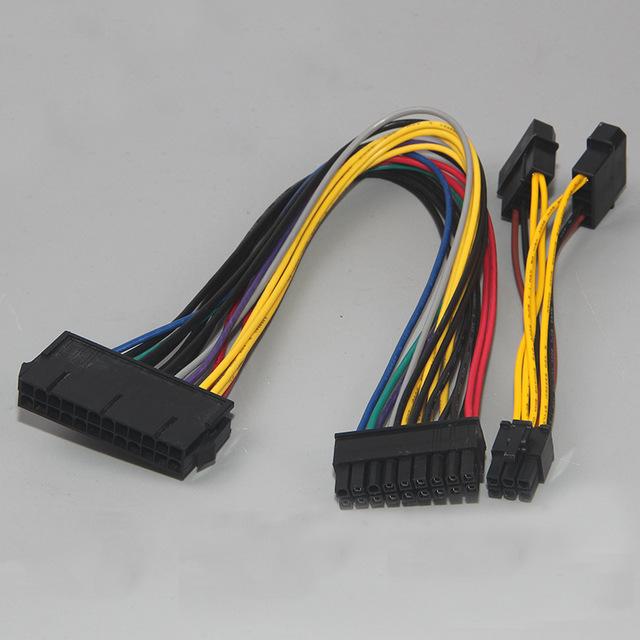 Kabel PSU 24Pin Female to 18Pin Male + Dual Molex to 6Pin for HP Z600