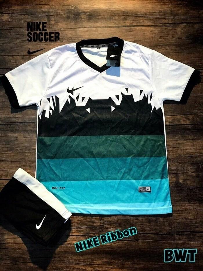 SETELAN FUTSAL / BAJU SEPAKBOLA NIKE RIBBON BIRU