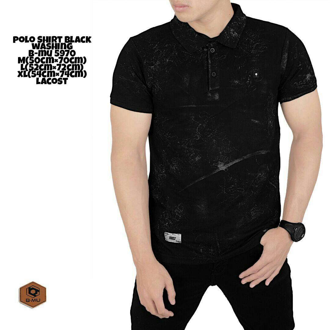 the most - Poloshirt Hitam Washing/kaos kerah hitam corak washing baju pria murah kaos polo shirt cowok distro Lazada Birthday