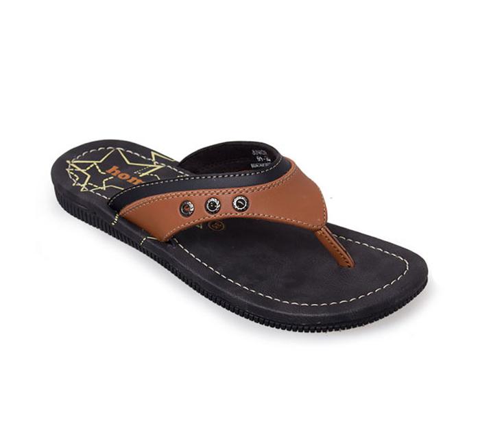 Homyped Junior 01 Sandal Jepit Casual Anak - Camel/Brown
