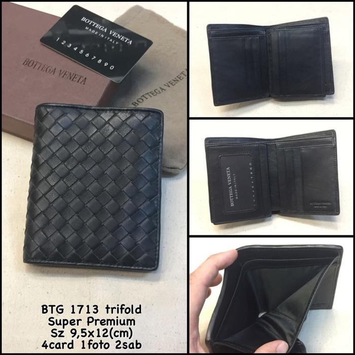 Dompet Pria Bottega 1713 Replica Dompet Cowok Dompet Kulit Dompet Laki