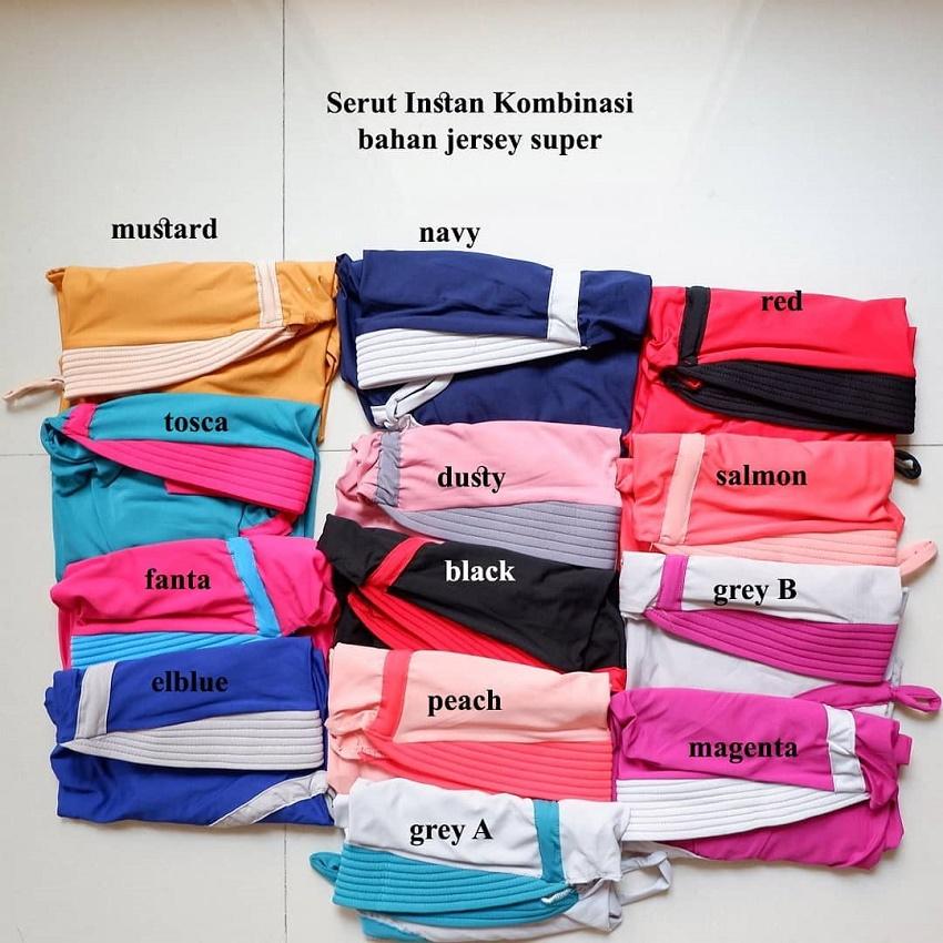 Hijab Serut Combi Hijab Serut Combi