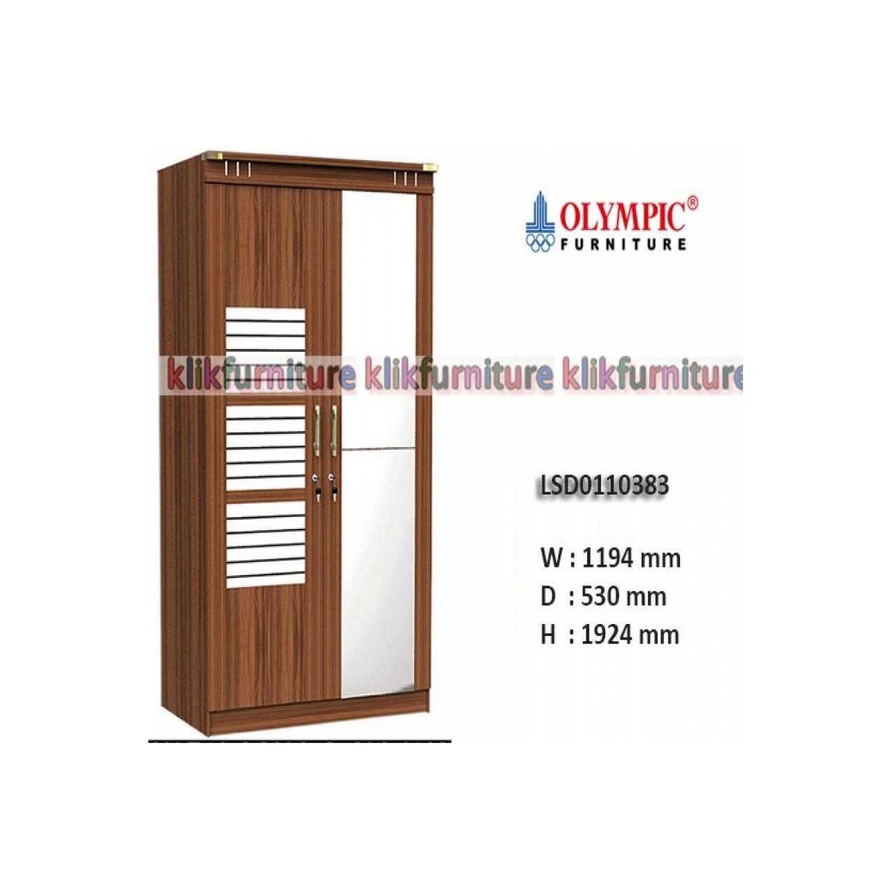 LSD0110383 VIANO Olympic Lemari Pakaian Pintu Sliding