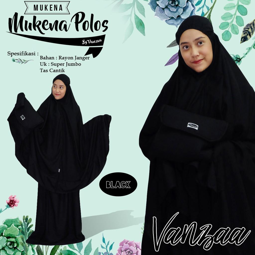 Mukena Polos Geser ke kiri | Mukenah Polosan Renda Vanzaa Jannah Najwa Dezaya BAli MINT BLUE