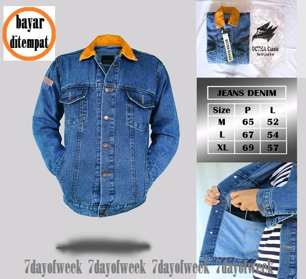 LJ - jaket jeans denim dilan 1990 biowash // HOT ITEM