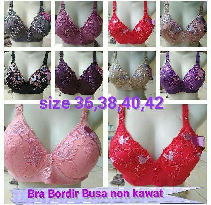 Grosir BH-BRA-Bordir Remaja - 12 pcs