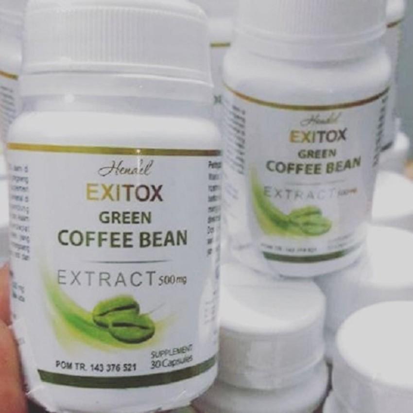 New Penurun Berat Badan Hendel Exitox Green Coffe Bean Bukan Biolo WSC