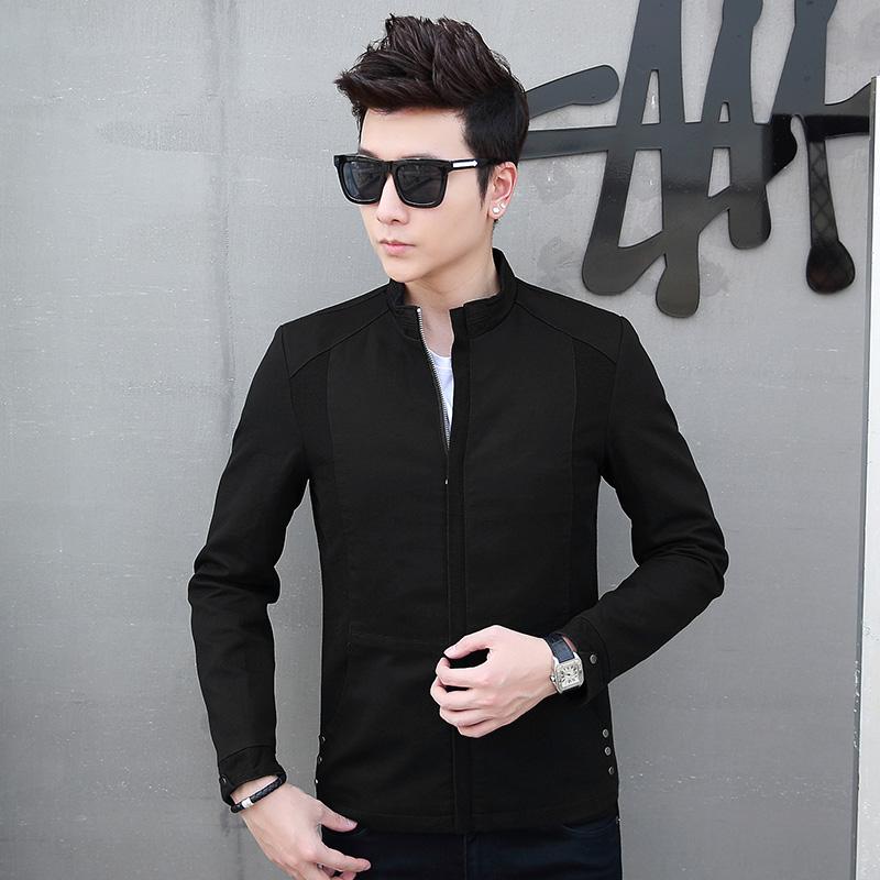 Smith Barney Musim Gugur Baru Jaket Pria (Hitam)