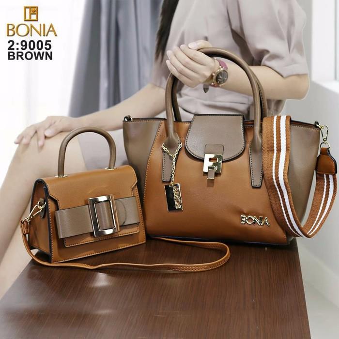 NEW ITEM TAS MEREK BONIA SET SERI 9005