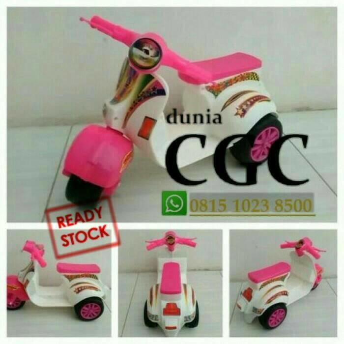 Review Mainan Anak Vespa Mini Sepeda 3 Roda Sarimin Qvefh4 Dan Harga