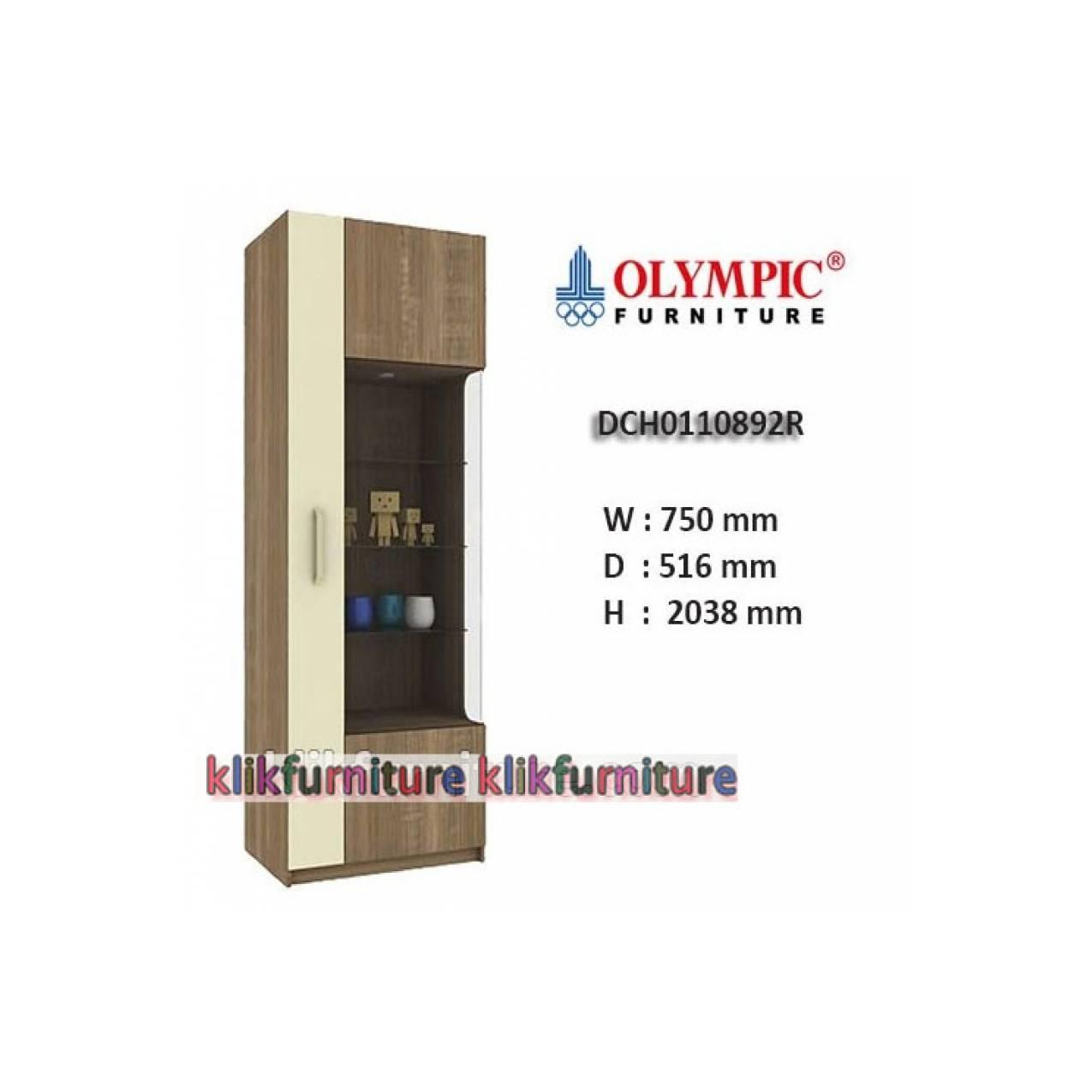 DCH0110892R Olympic Lemari Hias 1 Pintu Chicago