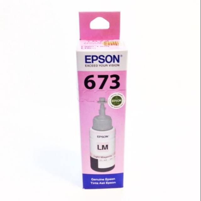 TINTA PRINTER EPSON 673 LIGHT MAGENTA ORIGINAL