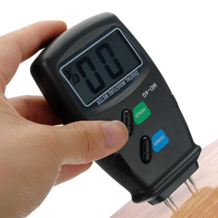 Alat Ukur Kadar Air Moisture Meter DIgital 4 Pin Untuk Kayu Tembok
