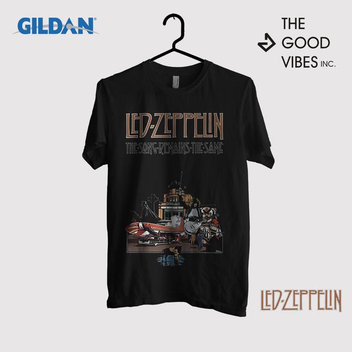 Kaos Band Led Zeppelin Original Gildan - The Song Remains The Same