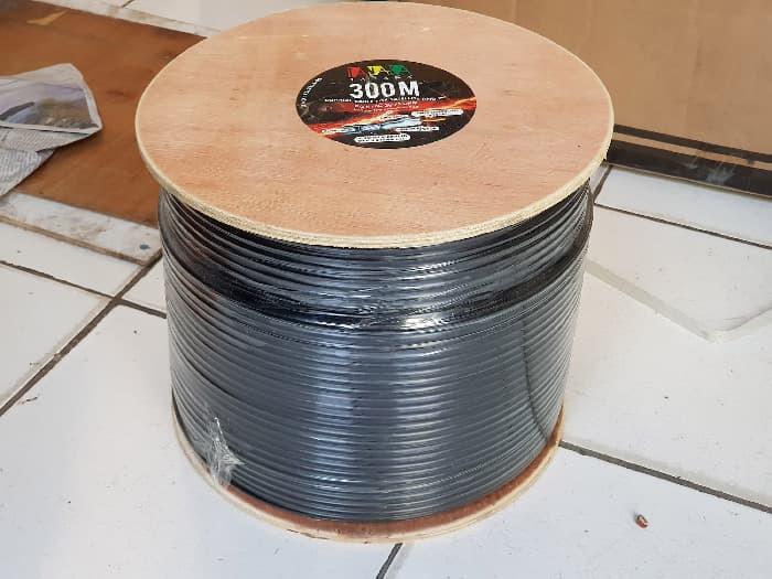 Kabel antena TV / CCTV per 1 meter Merk TANAKA tanpa booster 5C
